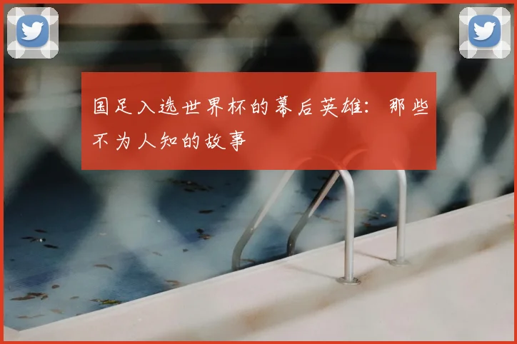 国足入选世界杯的幕后英雄：那些不为人知的故事